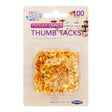 Brass Thumb Tacks -100