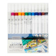 Pkt.12 Dual Tipped Artistic Brush Markers