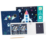 Djeco Scratch Art Cosmic mission
