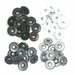 Wide Eyelets - Aluminum GreySold in Singles