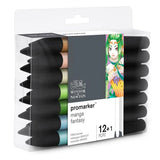 Winsor & Newton Promarker 12+1 Manga Fantasy