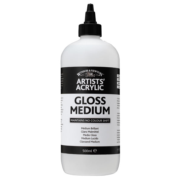 Winsor & Newton Professional Acrylic Mediums - Gloss Fluid 500ml