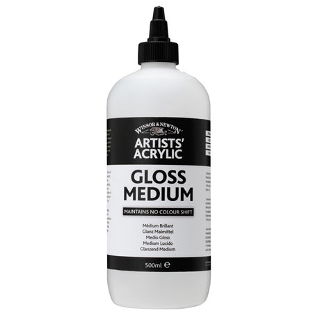 Winsor & Newton Professional Acrylic Mediums - Gloss Fluid 500ml