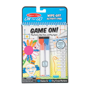 Wipe-Off Activity Pad - Game On!