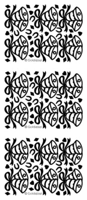 PEEL OFF STICKERS-WEDDING BELLS GOLD