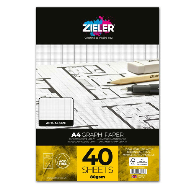 Graph Paper Pad - A4