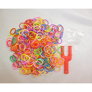 600 Loom Bands With Hook & Clips