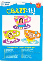 Teacup Photo Frame Magnet Kits (Pack of 4)
