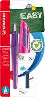 Ergonomic School Fountain Pen - STABILO EASYbuddy - M Nib - Purple/Magenta