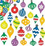 Christmas Bauble Foam Stickers (Pack of 120)