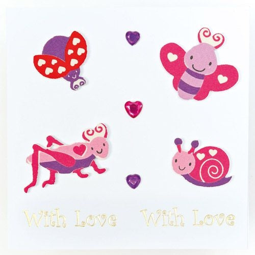 Love Bug Foam Stickers (Pk 120)
