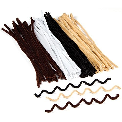 Natural Tones Pipe Cleaners (Pack of 100)