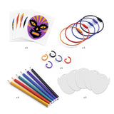 Djeco Artistic Plastic Wrestler Keyring Craft Kit