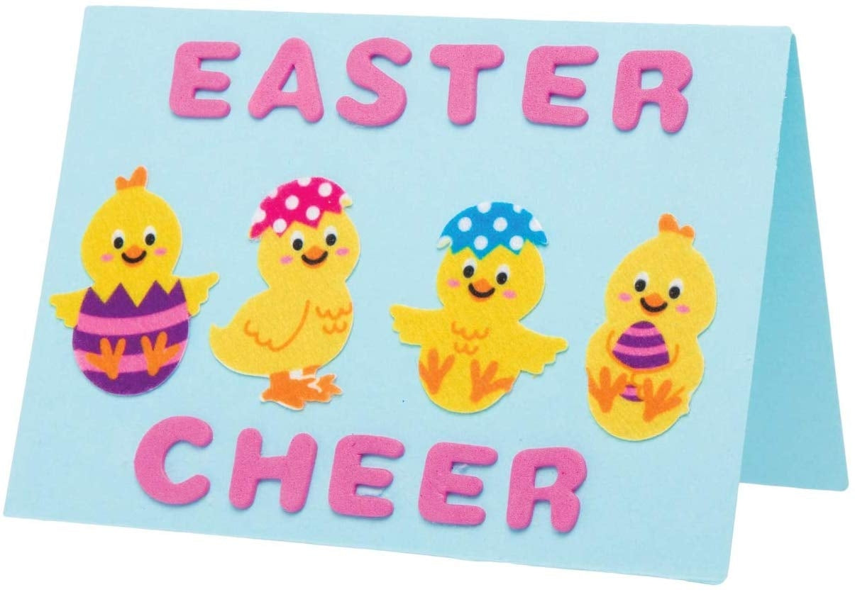 Easter Chick Felt Stickers (Pack of 100)