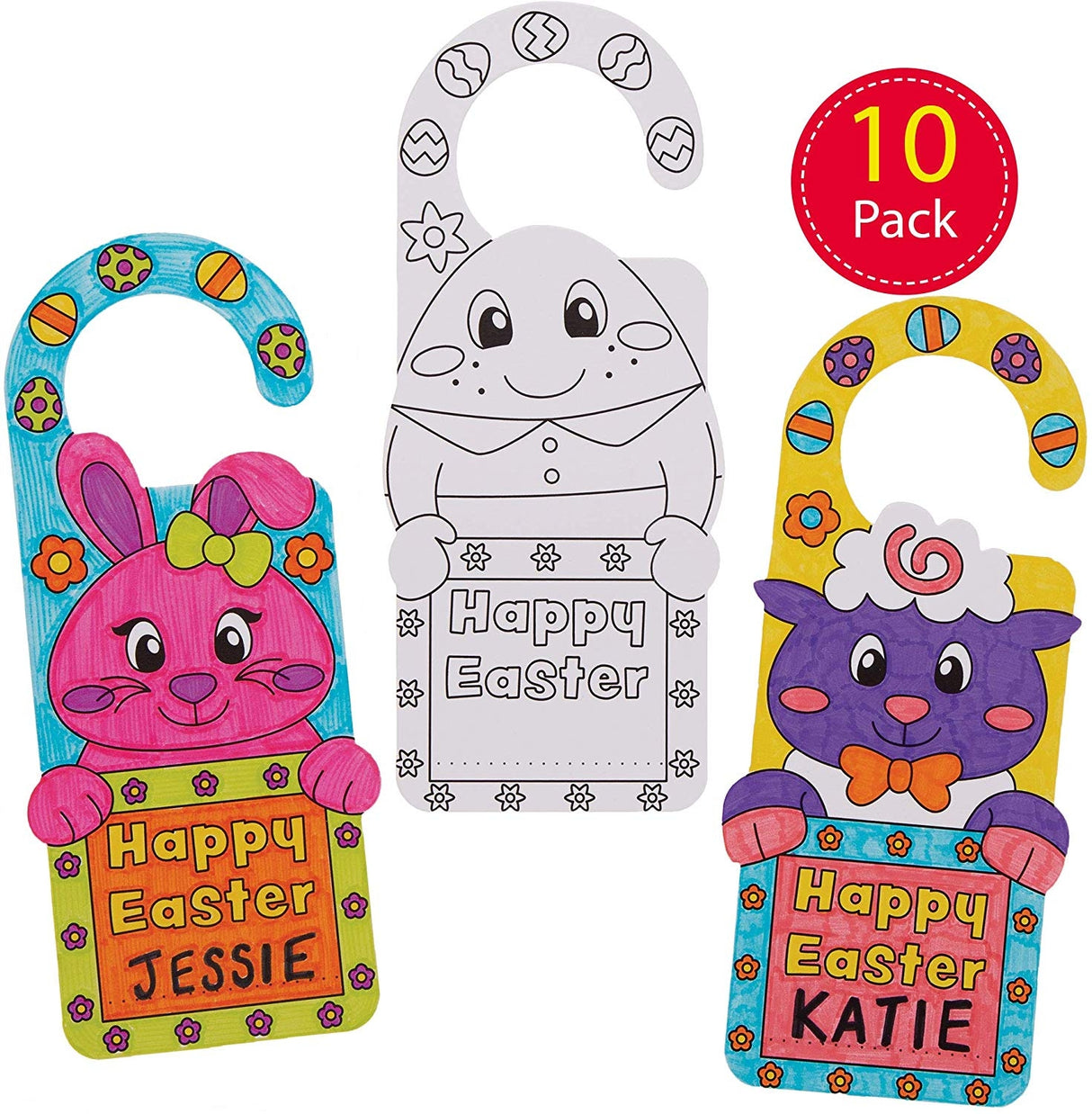 Easter Colour-in Door Hangers (10)