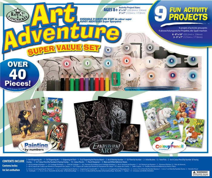 Royal & Langnickel Art Adventure Super Value Set (White)