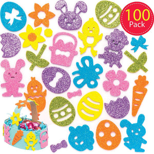 Easter Glitter Stickers (Pack of 100)