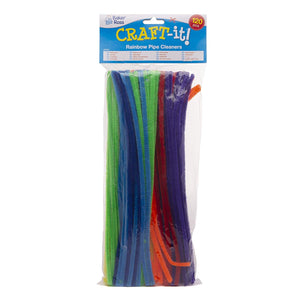 Rainbow Colours Pipe Cleaners (Pk120)