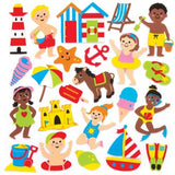 Seaside Foam Stickers (Pack of 120)