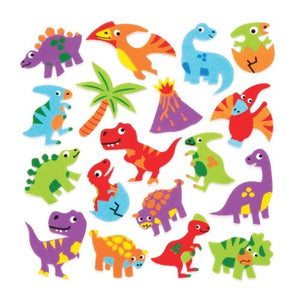 Dinosaur Foam Stickers (Pk120)