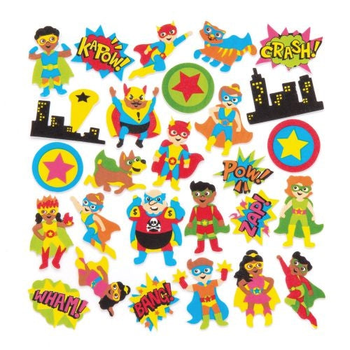 Star Hero Foam Stickers (Pk120)