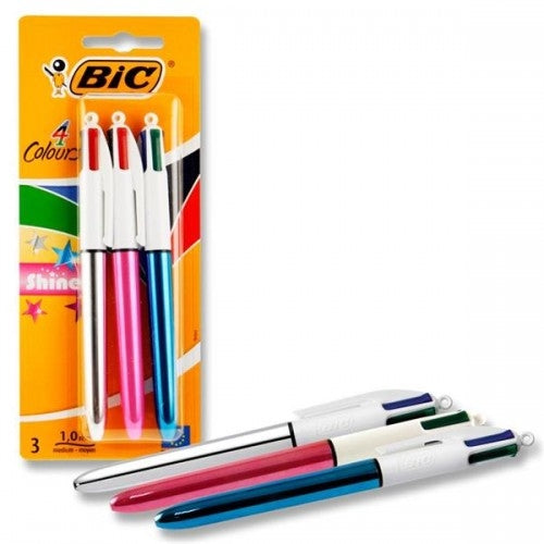 BIC CARD 2+1 4 COL PEN