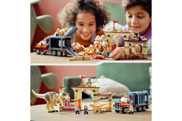 Lego T.rex & Atrociraptor Dinosaur Breakout