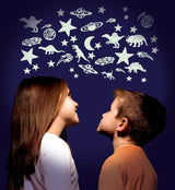 Cosmic Glow Moon & Stars