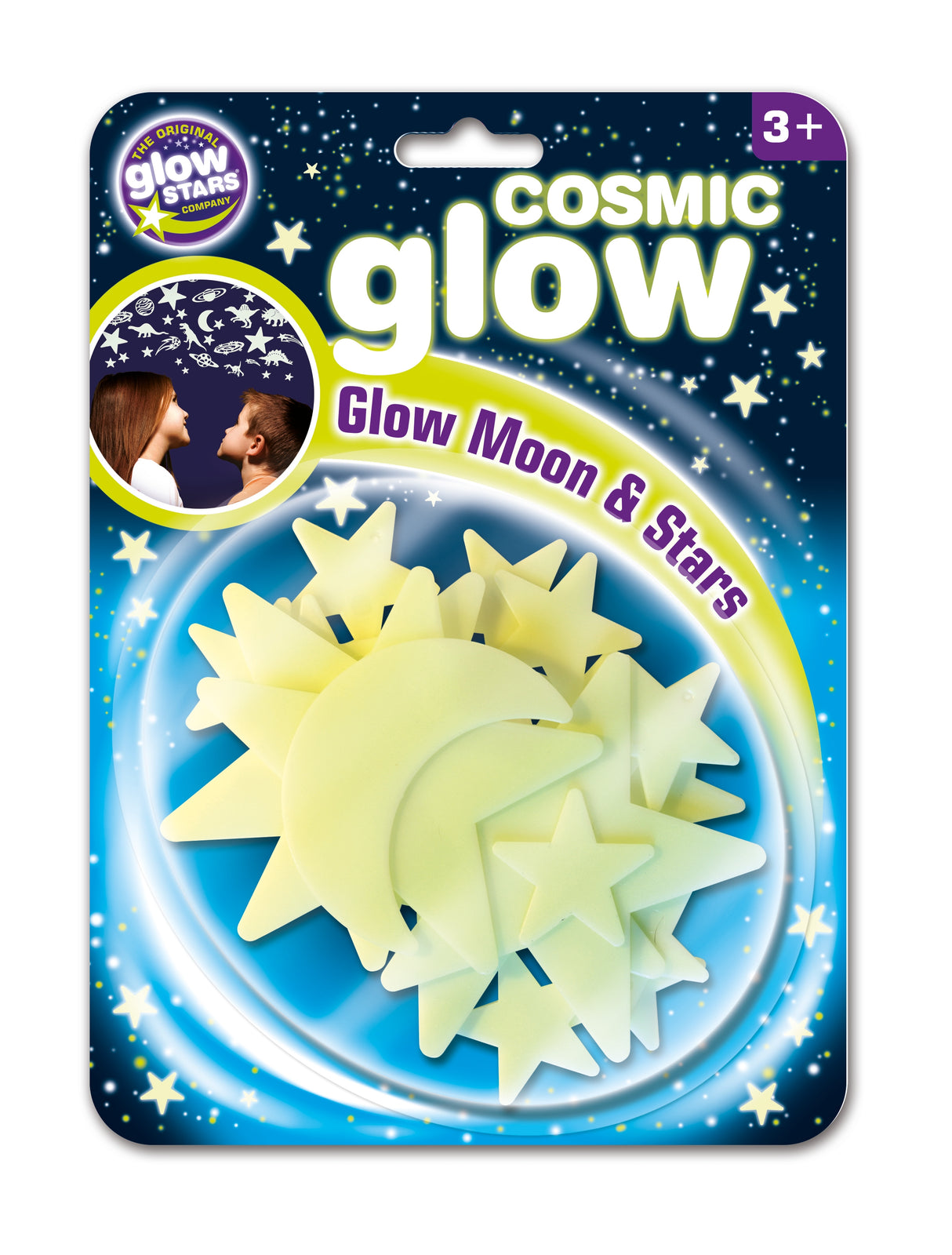 Cosmic Glow Moon & Stars