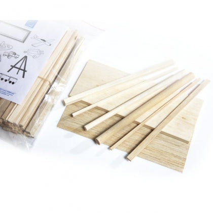 Balsa Wood Modelling Kit Set