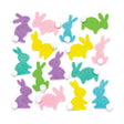 Bunny Pom Pom Felt Stickers Pack of 60