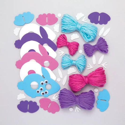 Bunny Pom Pom Kits (Pack of 3)