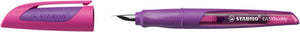 Ergonomic School Fountain Pen - STABILO EASYbuddy - M Nib - Purple/Magenta