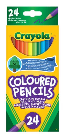 Crayola 24 Coloured Pencils Eco