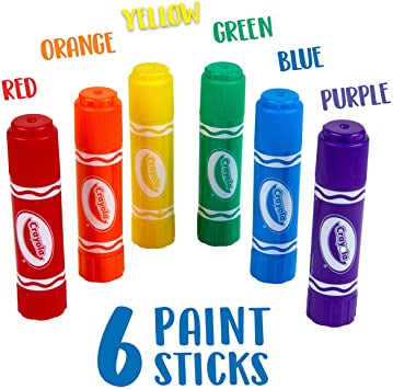 Crayola 6Ct Washable Paint Sticks