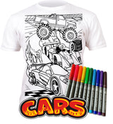 Splat Planet PYO T-Shirt: Cars (Size 5-6 Years)