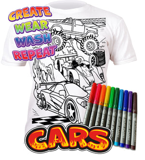 PYO T-Shirt-Cars age 9-11