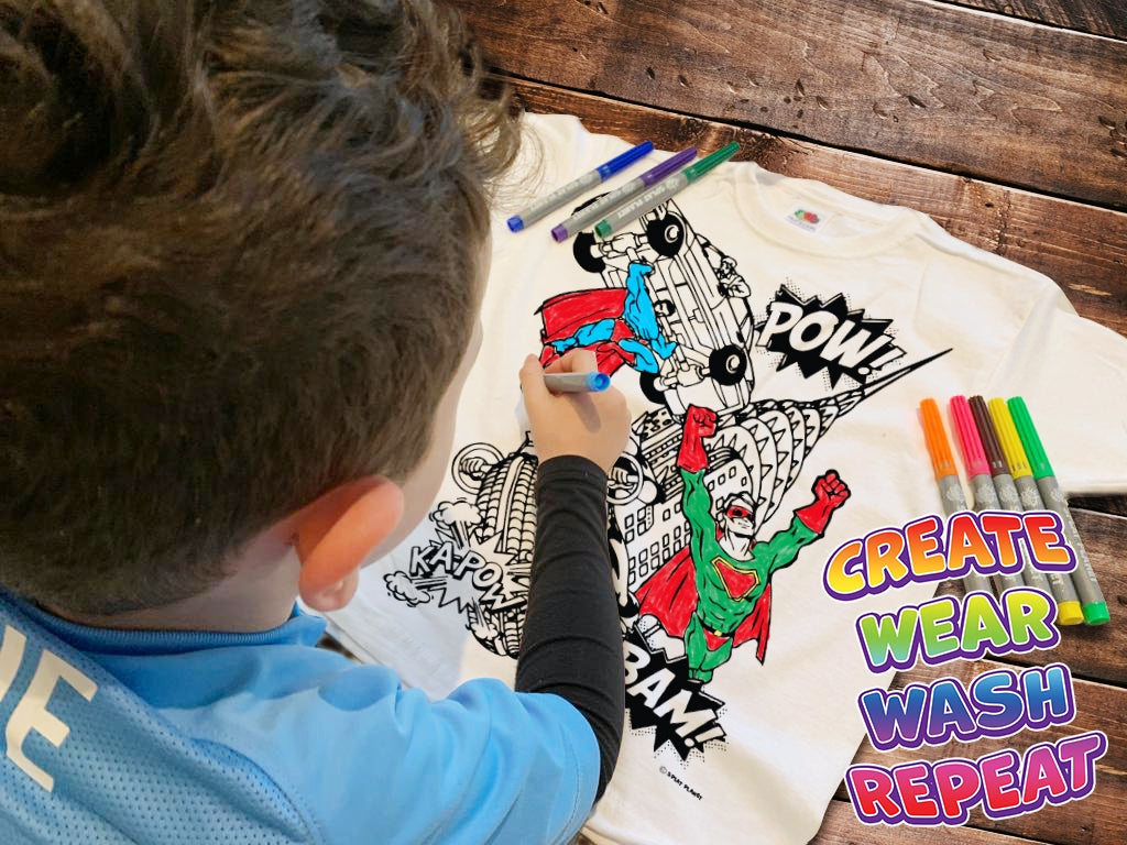 Splat Planet PYO T-Shirt: Cars (Size 3-4 Years)