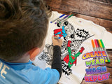 Splat Planet PYO T-Shirt: Cars (Size 3-4 Years)