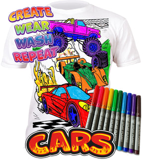 PYO T-Shirt-Cars age 7-8