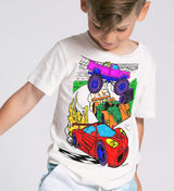 Splat Planet PYO T-Shirt: Cars (Size 3-4 Years)