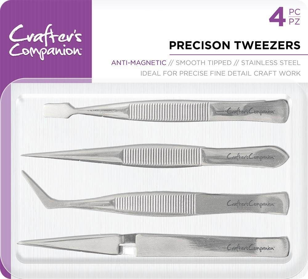Crafters Companion - Precision Tweezers (4PC)