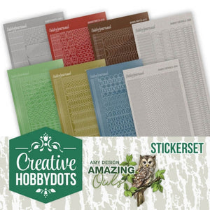 Creative Hobbydots 6  - Amazing Owls - Sticker Set