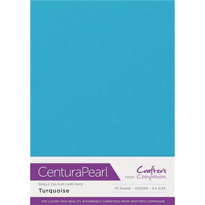 Centura Pearl Single Colour 10 Sheet Pack Turq