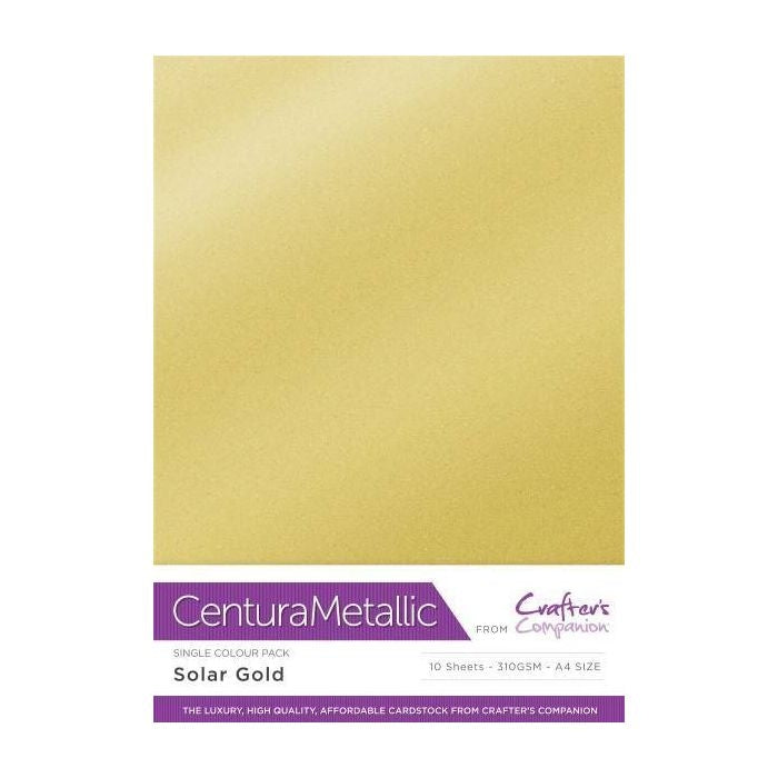 Centura Metallic Single Colour 10 Sheet Pack - Sol
