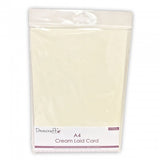 DOVECRAFT A4 CREAM LAID CARD 220GM X 10