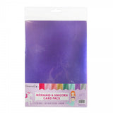 Dovecraft A4 250gsm Card Pack - Mermaid and Unicorn (8 Sheets)