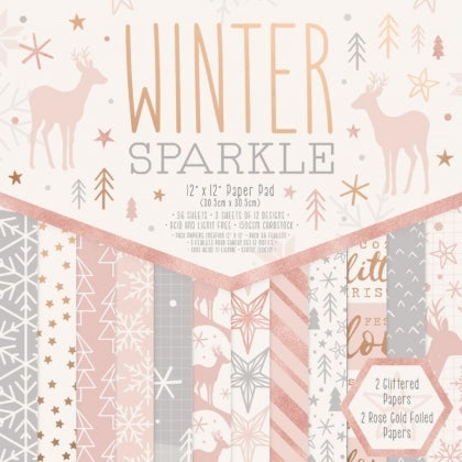 DC Winter Sparkle 12x12 Paper Pack