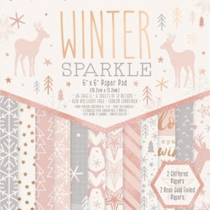 DC Winter Sparkle 6x6 Paper Pack