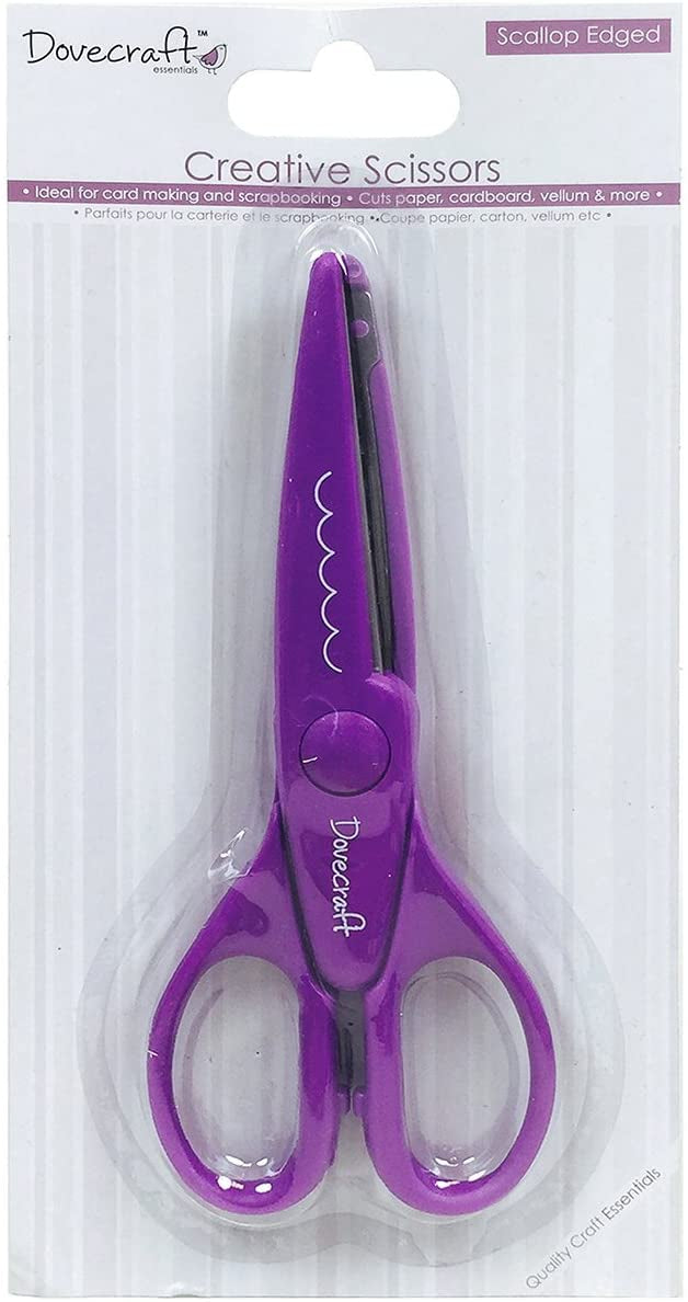 Dovecraft Craft Scissors - Scallop